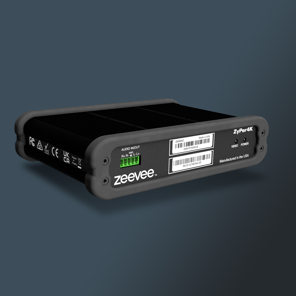 ZeeVee Launches Enhanced ZyPer4K-XS AV over IP and SDVoE Decoder 